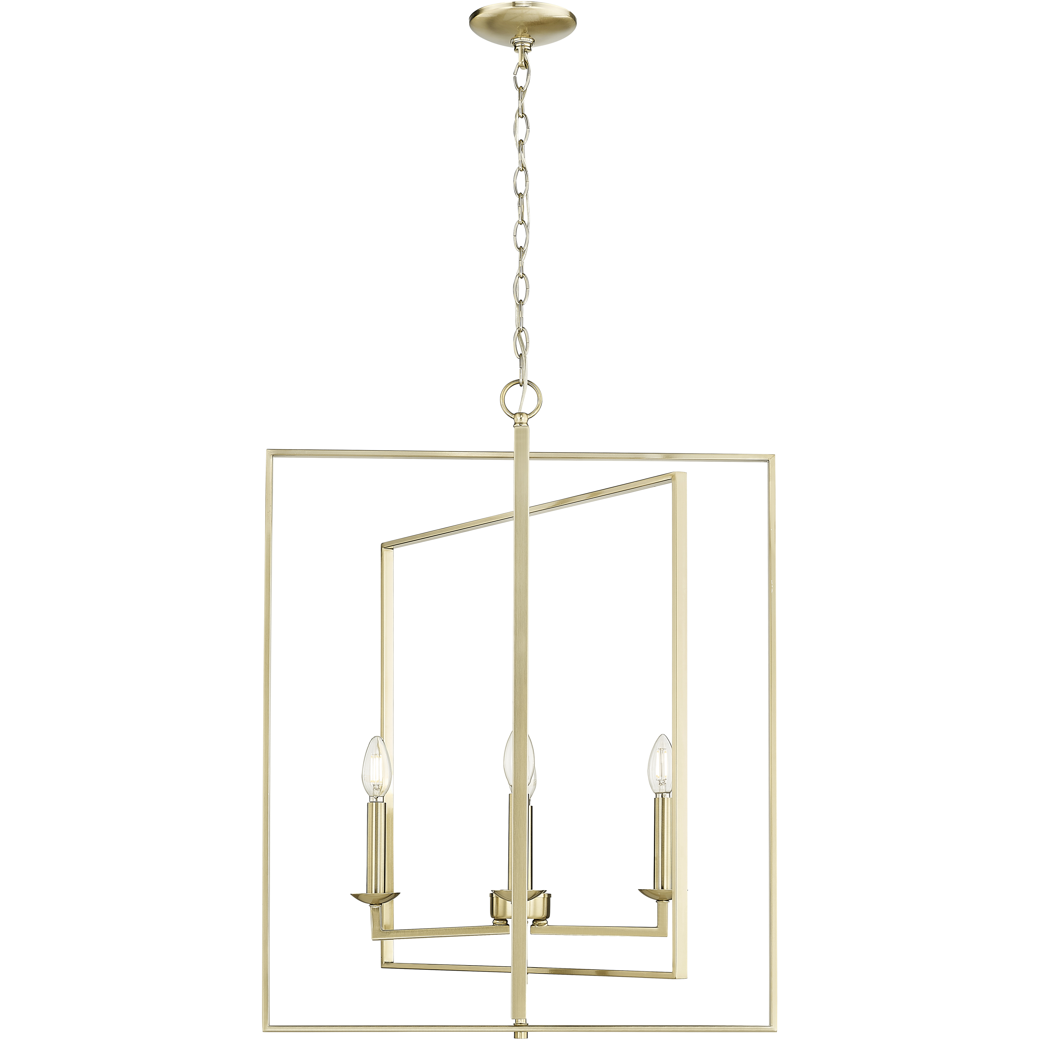 Nellis 4 Light 26 inch Modern Gold Pendant Ceiling Light